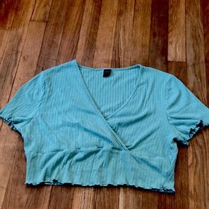 SHEIN | V neck | Cropped Tee |